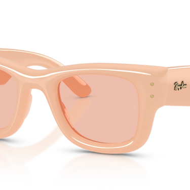 Ray-Ban RB4940 687584 Wayfarer Puffer effen nude – schuin vooraanzicht