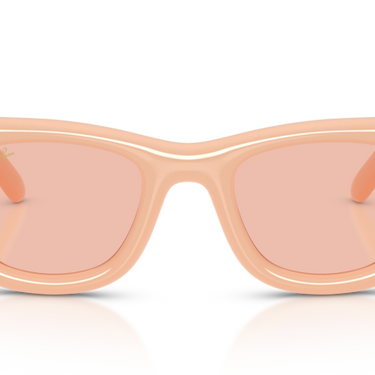 Ray-Ban RB4940 687584 Wayfarer Puffer effen nude – vooraanzicht