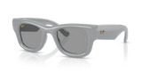 Ray-Ban RB4940 6876/1 Wayfarer Puffer effen grijs – schuin vooraanzicht