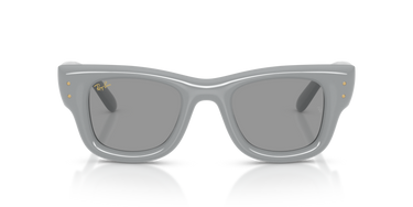 Ray-Ban RB4940 6876/1 Wayfarer Puffer effen grijs – vooraanzicht