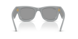 Ray-Ban RB4940 6876/1 Wayfarer Puffer effen grijs – achteraanzicht