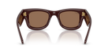 Ray-Ban RB4940 687773 Wayfarer Puffer donkerbruin – achteraanzicht