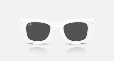 Ray-Ban RB4940B 686387 Wayfarer Puffer Crystal wit met strass – vooraanzicht