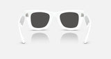 Ray-Ban RB4940B 686387 Wayfarer Puffer Crystal wit met strass – achteraanzicht