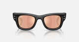Ray-Ban RB4940B 68647J Wayfarer Puffer Crystal zwart – vooraanzicht
