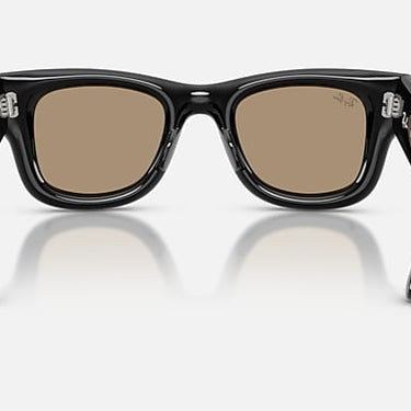 Ray-Ban RB4940B 68647J Wayfarer Puffer Crystal zwart – achteraanzicht