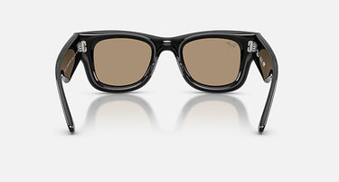Ray-Ban RB4940B 68647J Wayfarer Puffer Crystal zwart – achteraanzicht