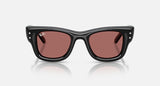 Ray-Ban RB4940B 686485 Wayfarer Puffer Crystal zwart – vooraanzicht