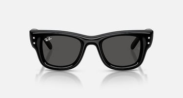 Ray-Ban RB4940B 686487 Wayfarer Puffer Crystal zwart met strass – vooraanzicht