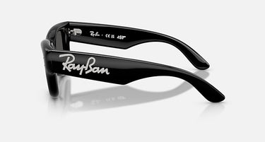 Ray-Ban RB4940B 686487 Wayfarer Puffer Crystal zwart met strass – zijaanzicht