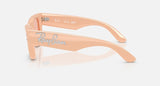 Ray-Ban RB4940B 688884 Wayfarer Puffer Crystal effen nude – zijaanzicht