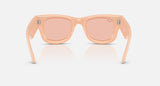 Ray-Ban RB4940B 688884 Wayfarer Puffer Crystal effen nude – achteraanzicht