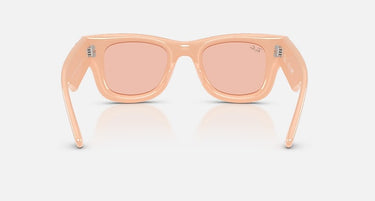 Ray-Ban RB4940B 688884 Wayfarer Puffer Crystal effen nude – achteraanzicht