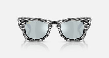 Ray-Ban RB4940BP 686530 Wayfarer Puffer Crystal Pavé zwart – vooraanzicht