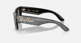 Ray-Ban RB4940BP 686530 Wayfarer Puffer Crystal Pavé zwart – zijaanzicht