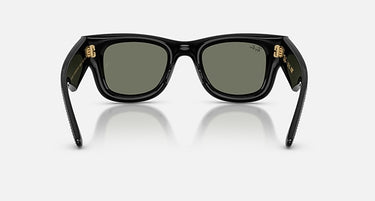 Ray-Ban RB4940BP 686530 Wayfarer Puffer Crystal Pavé zwart – achteraanzicht