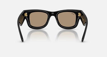 Ray-Ban RB4940BP 68657J Wayfarer Puffer Crystal Pavé zwart – achteraanzicht