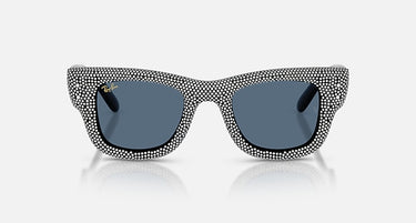 Ray-Ban RB4940BP 686580 Wayfarer Puffer Crystal Pavé zwart – vooraanzicht