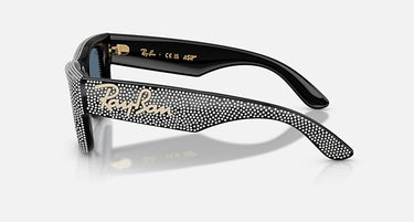 Ray-Ban RB4940BP 686580 Wayfarer Puffer Crystal Pavé zwart – zijaanzicht