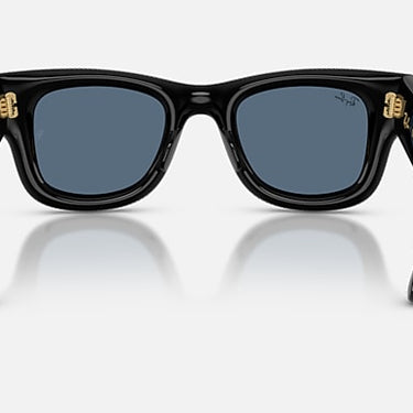 Ray-Ban RB4940BP 686580 Wayfarer Puffer Crystal Pavé zwart – achteraanzicht