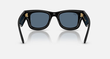 Ray-Ban RB4940BP 686580 Wayfarer Puffer Crystal Pavé zwart – achteraanzicht