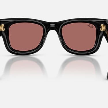 Ray-Ban RB4940BP 686585 Wayfarer Puffer Crystal Pavé zwart – achteraanzicht