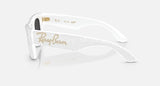 Ray-Ban RB4940BP 686687 Wayfarer Puffer Crystal Pavé wit met strass pavé – zijaanzicht