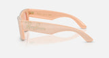 Ray-Ban RB4940BP 688984 Wayfarer Puffer Crystal Pavé effen nude – zijaanzicht