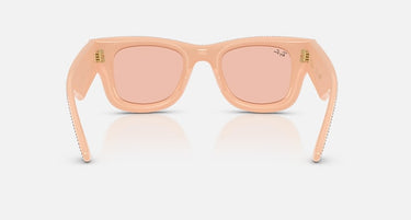 Ray-Ban RB4940BP 688984 Wayfarer Puffer Crystal Pavé effen nude – achteraanzicht