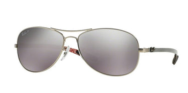 Ray-Ban TECH-CARBON FIBRE B8301 019/N8 Zilver-Kristal Gepolariseerd Grijs Mirror Zilver Grijs