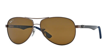 Ray-Ban TECH CARBON FIBRE RB8313 014/N6 Bruin-Kristal Gepolariseerd Bruin