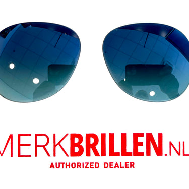 Persol zonnebril set reserve glazen PO9649 gradient blue polarized maat 55 S3