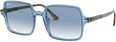 Ray-Ban Square RB1973 658756 Transparent Blue