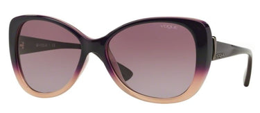vogue zonnebril VO2819S 23478H Top Violet gradiënt Opal Powder
