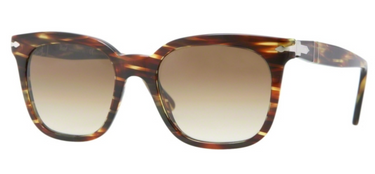 Persol Zonnebril PO2999S 938/51 Green Striped Brown