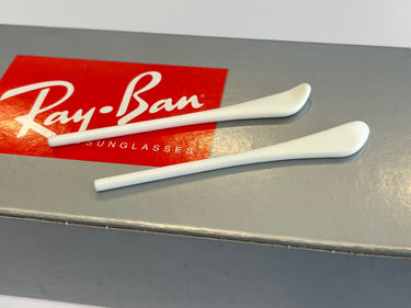 Witte oortips voor Aviator en Round model