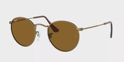 Ray-Ban Round RB3447 922833 Antique Gold