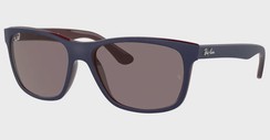 Ray-Ban RB4181 65697N Matte Blue on Brown
