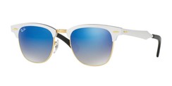 Ray-Ban Clubmaster RB3507 137/7Q Brushed Silver