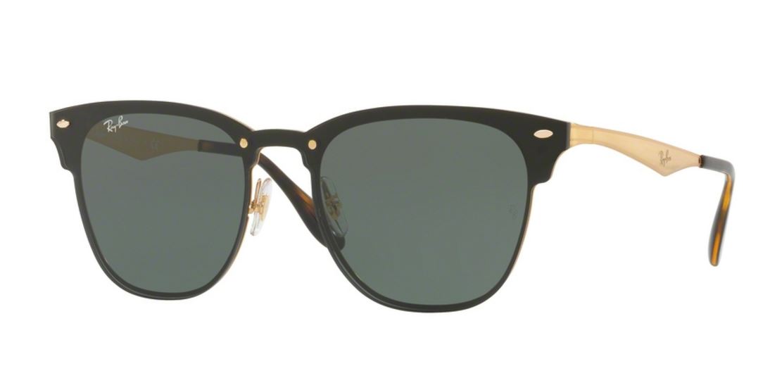 Ray-Ban Blaze Clubmaster RB3576N 043/71 Brusched Gold