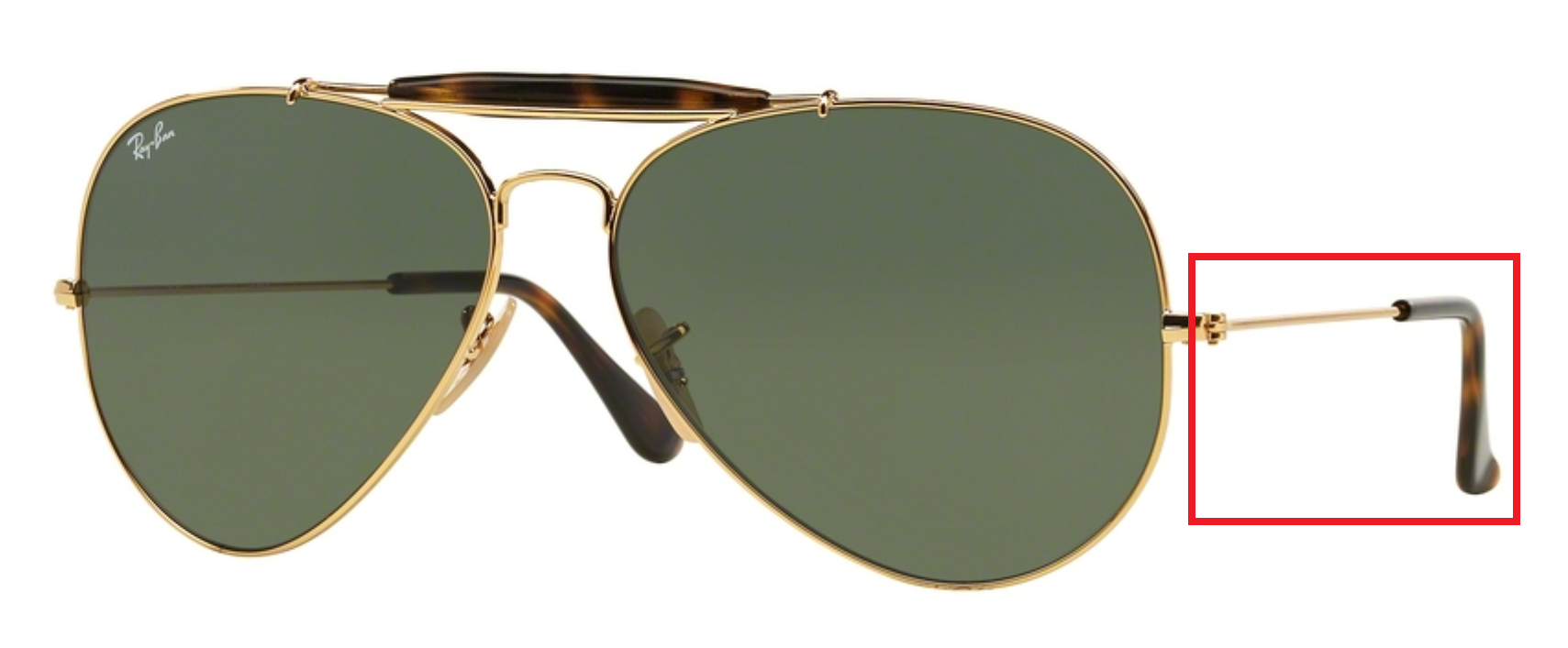 Ray-Ban pootjes